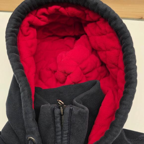 VTG Abercrombie & Fitch Full Zip Hoodie Moose Logo Jacket Women Small - Picture 6 of 11